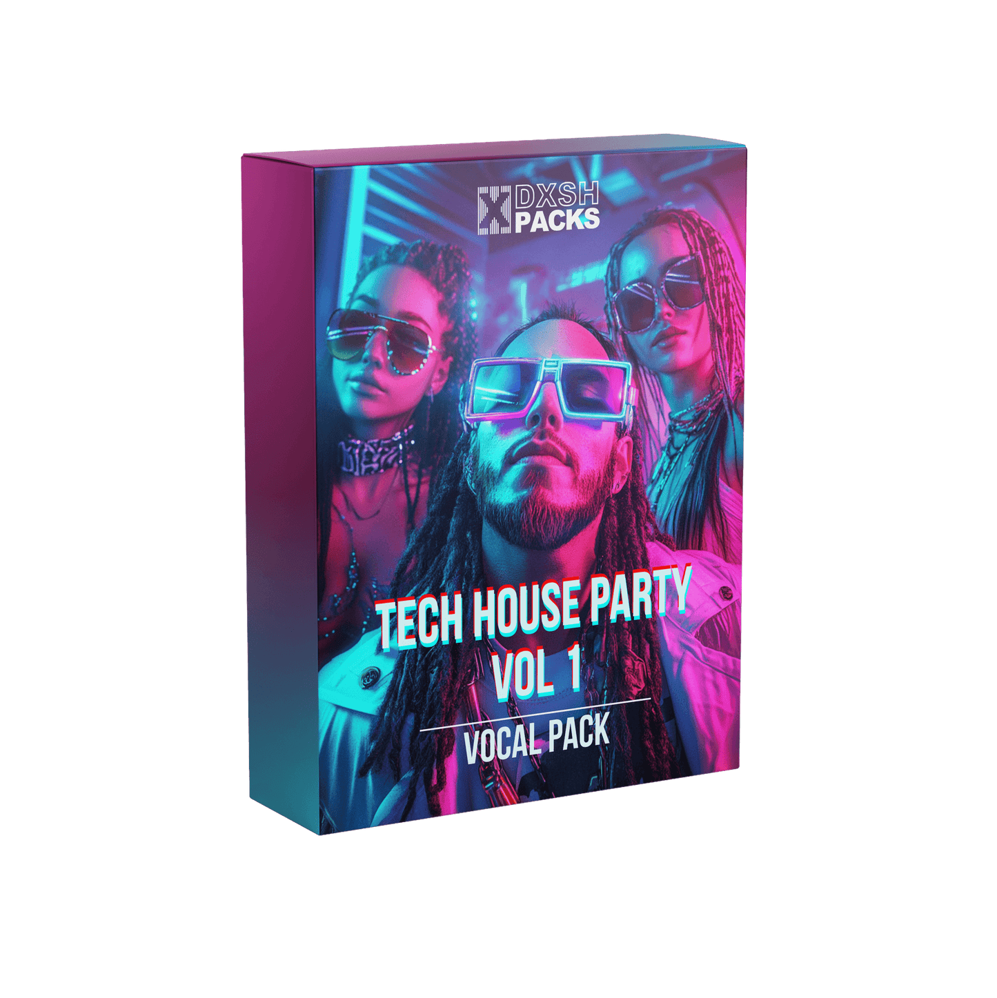 Royalty Free Rap Vocal pack, front
